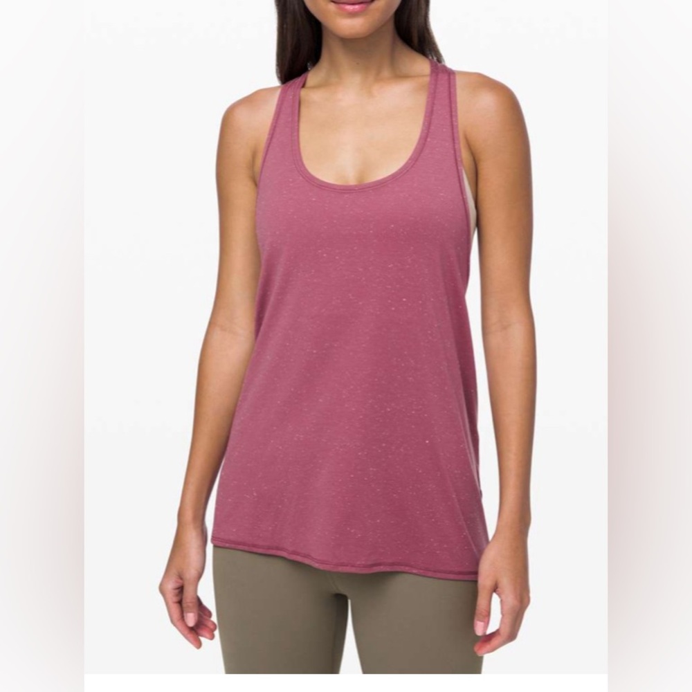 Lululemon Tied In Energy 2 In 1 Tank Plumful Pink Bliss Size 4